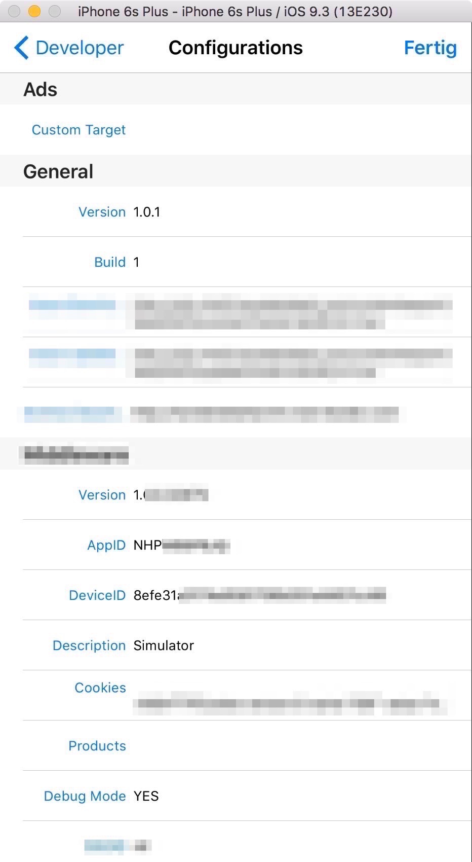 TBODeveloperOverlay Key Value Debugger