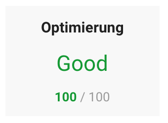 PageSpeed Insights result